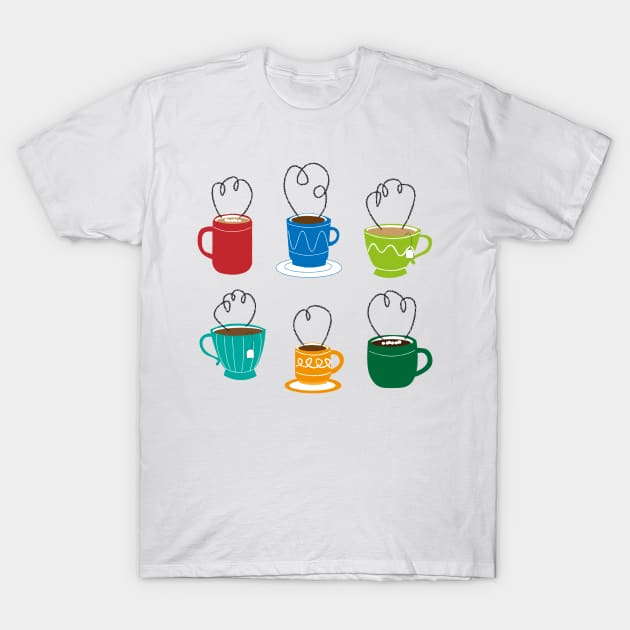 Little teacups T-Shirt by JuanaBe